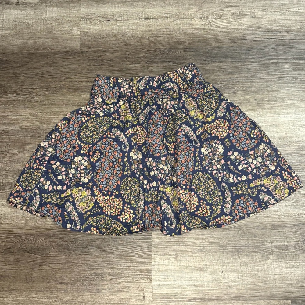 H&M 100% Cotton Floral / Paisley Skirt - size S small